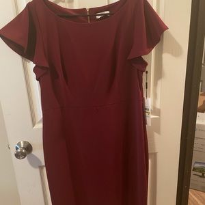 Calvin Klein Red SZ14 Evening Dress